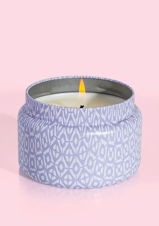 Volcano Lavender Printed Travel Tin Candle, 8.5 oz