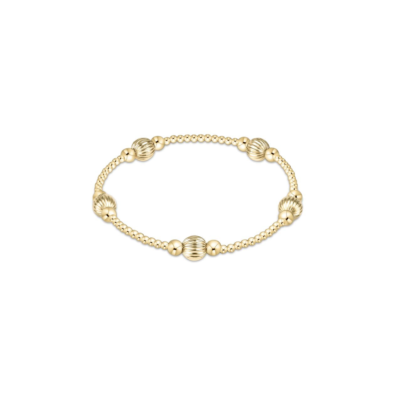 Purpose Dignity 6mm Bead Bracelet - Gold