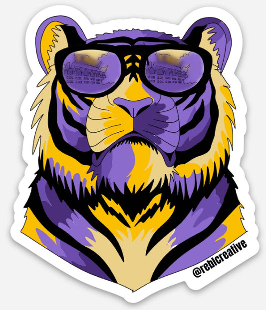 GAME DAY STICKER - Team Tiger
