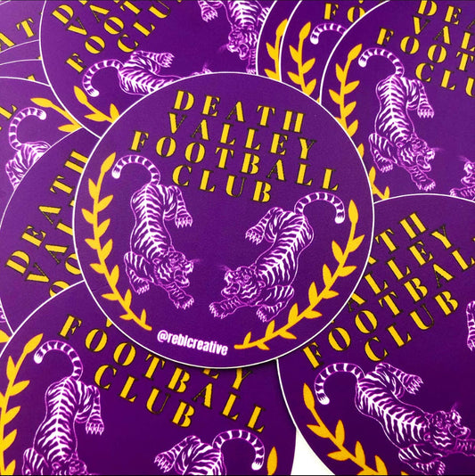GAME DAY STICKER - DVFC Purple