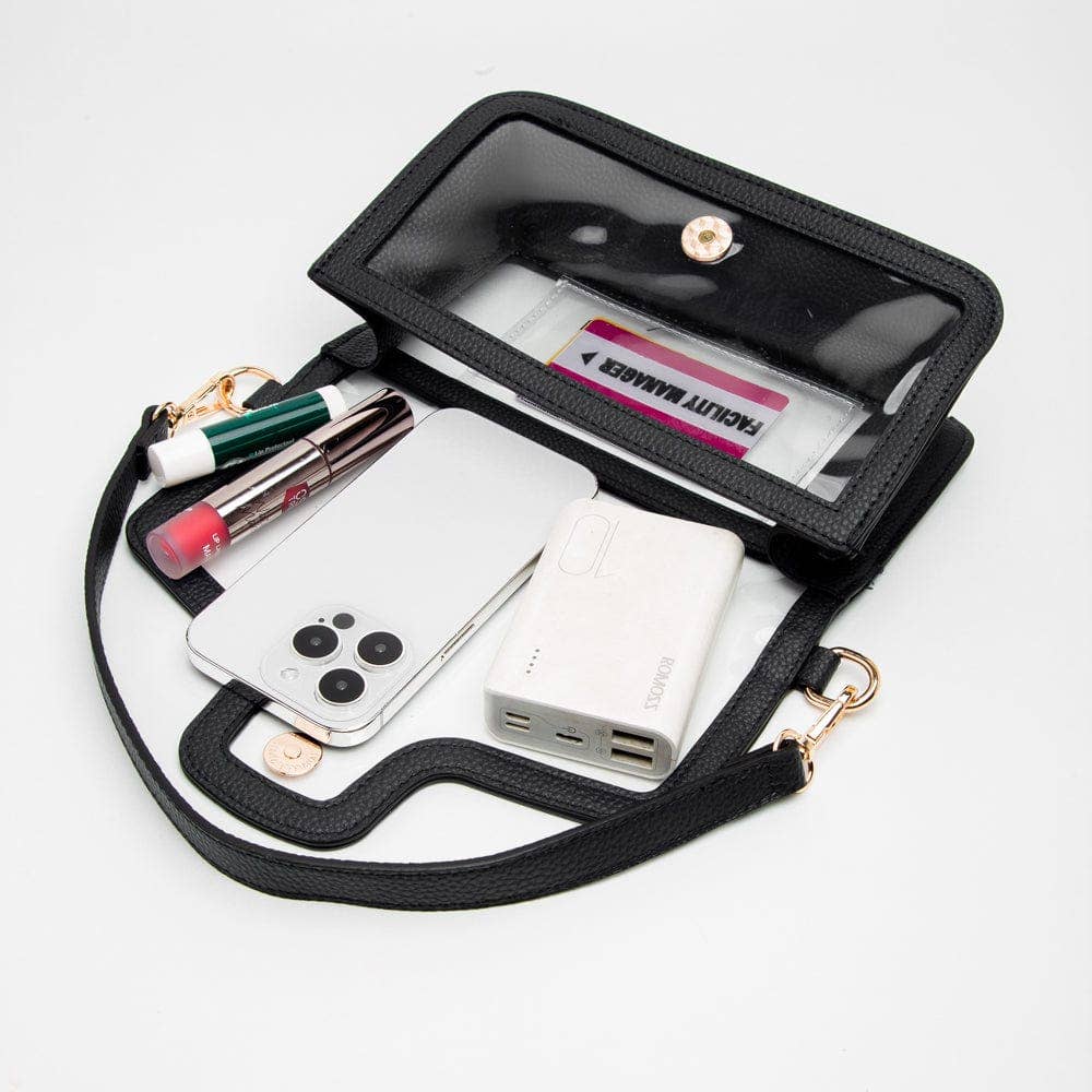 Gold Nina Clear/Gameday Shoulder Bag