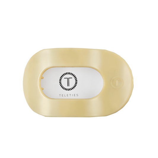 Flat Round Hair Clip | Medium | Butter Yellow