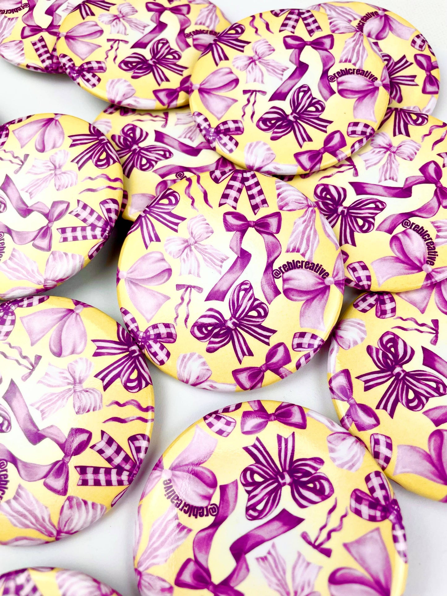 Bowland - Purple and Yellow - Game Day Button