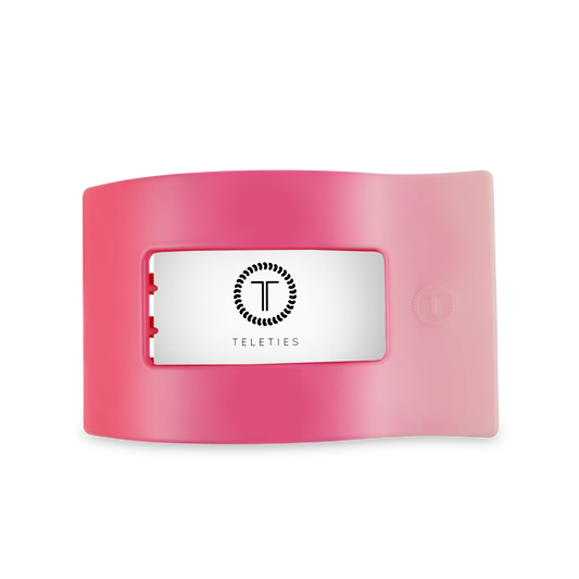 Flat Rectangle Hair Clip | Large | Kiss & Tell