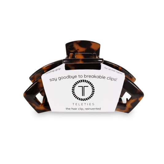 Open Hair Clip | Small | Tortoise