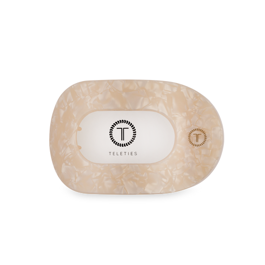 Flat Round Hair Clip | Medium | Soft Surf