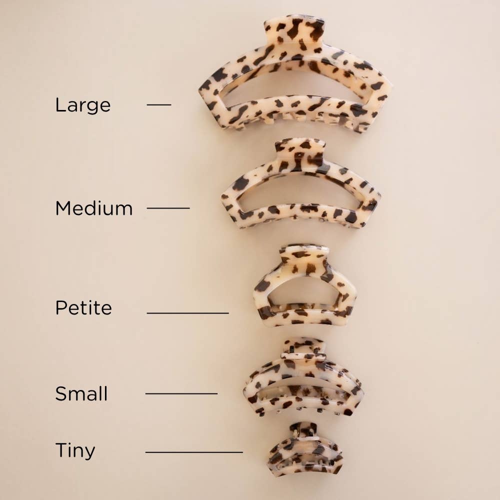 Open Blonde Tortoise | Petite | Hair Clip