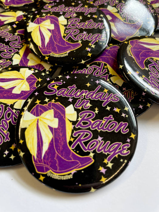 Boots and Stars - Baton Rouge - Game Day Button