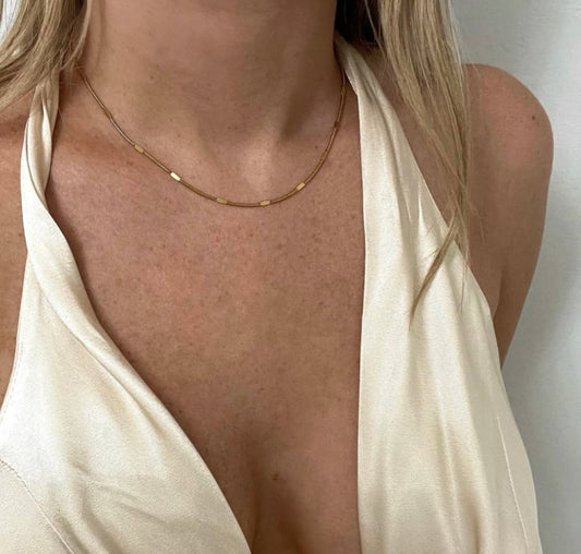 EV-Carolina Round Snake Chain Choker