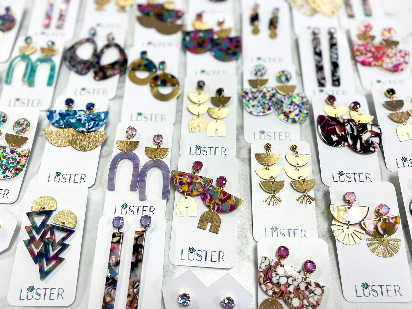 PF Luster Acrylic Earrings