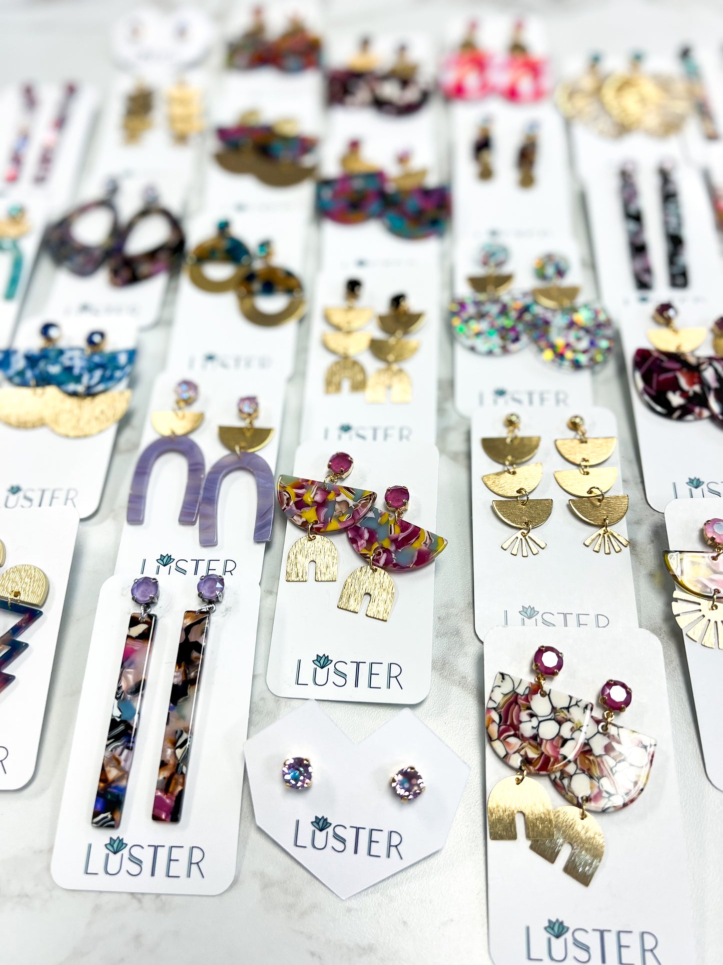 PF Luster Acrylic Earrings