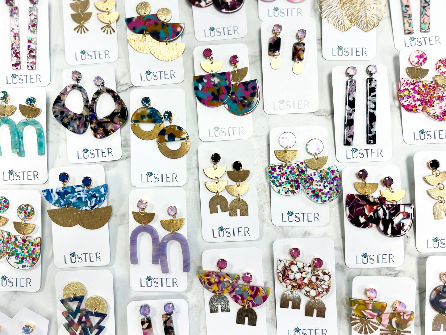 PF Luster Acrylic Earrings