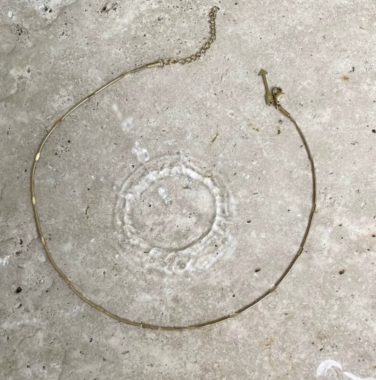 EV-Carolina Round Snake Chain Choker