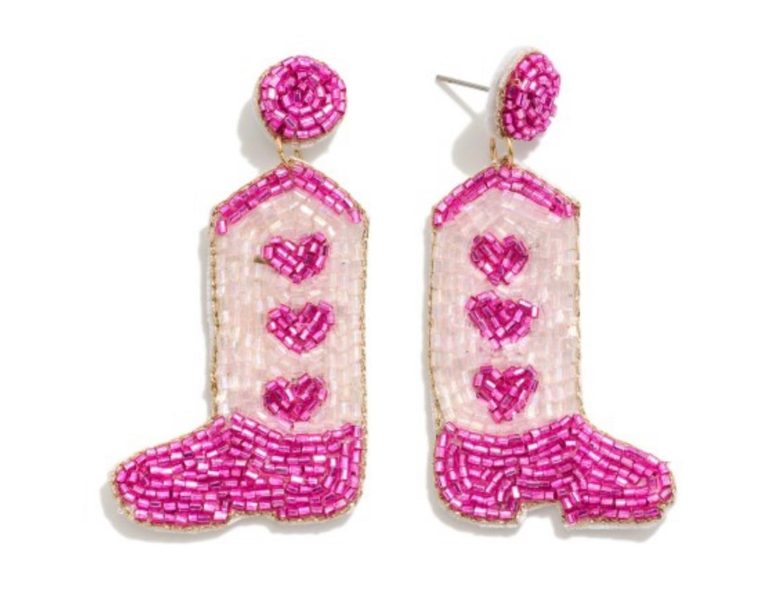 All Out Dolly Boot Earrings