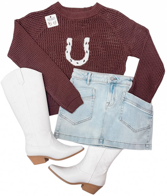 Peyton Light Low Rise Mini Skirt