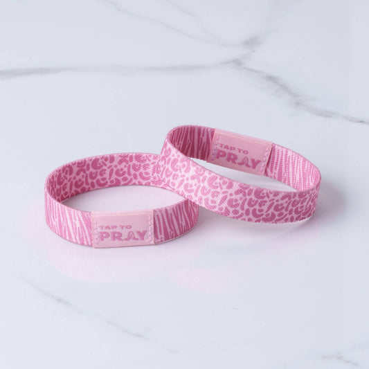 Tap To Pray™ Wristbands - Safari Rose