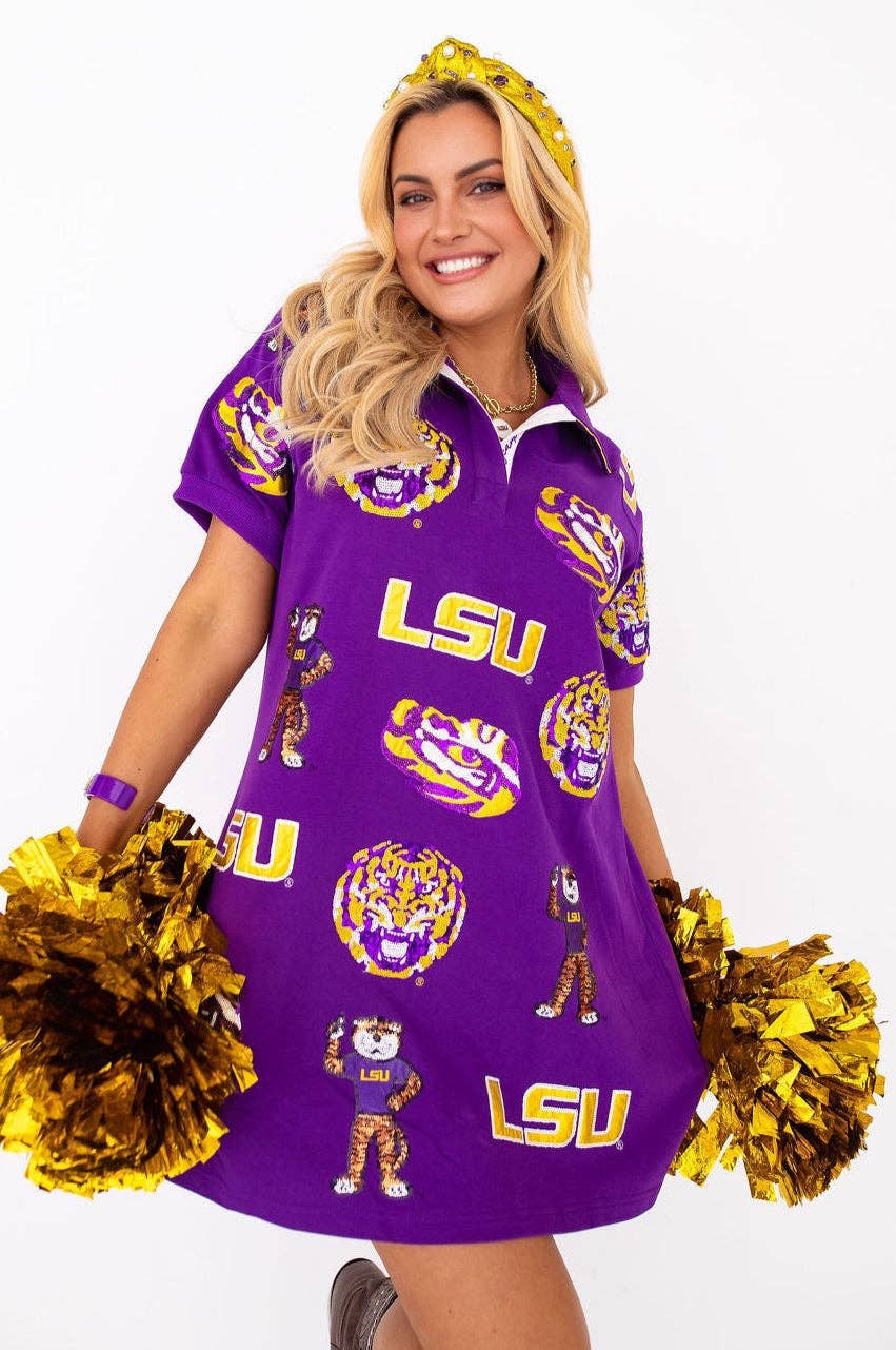 LSU Logo Patch Dress