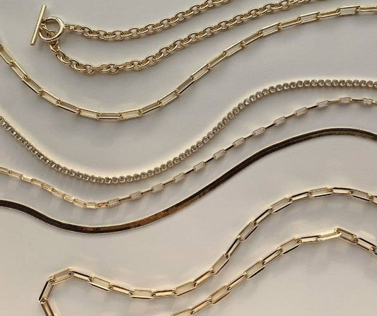 Islander Paperclip Chain - Threader Chain Layer with Charms 