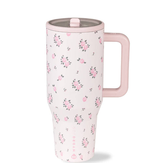 Wildrose Floral 32 oz Traveler Tumbler