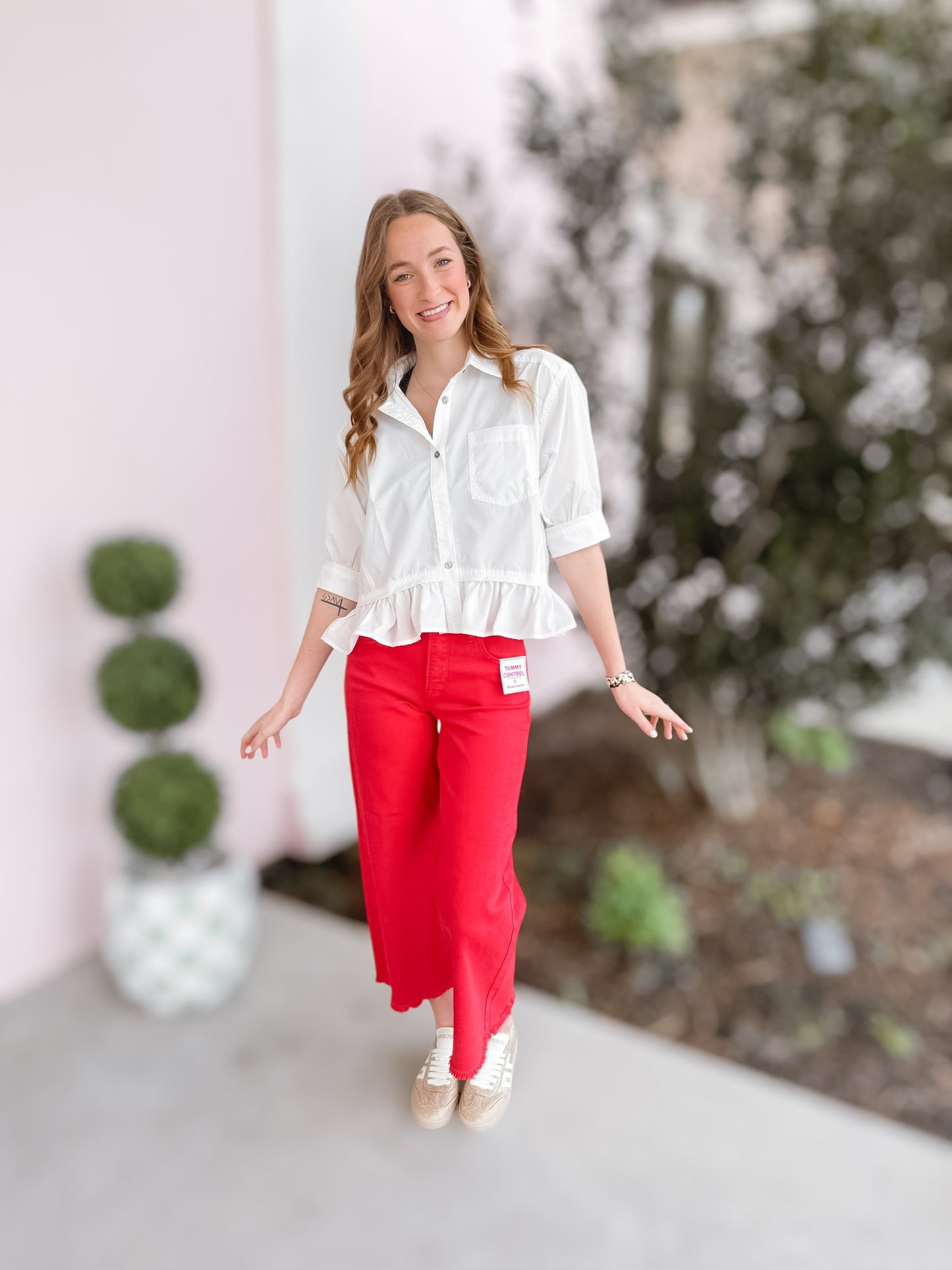 Scarlet HR Crop Wide Leg Pants