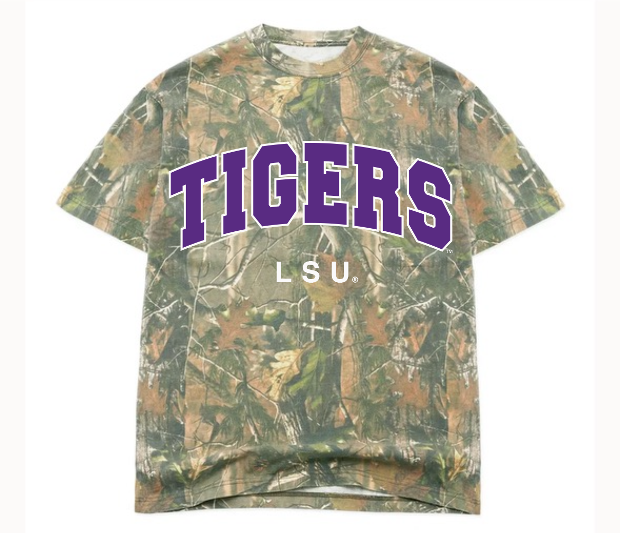 LSU Tigers Filled Gault Camo Tee