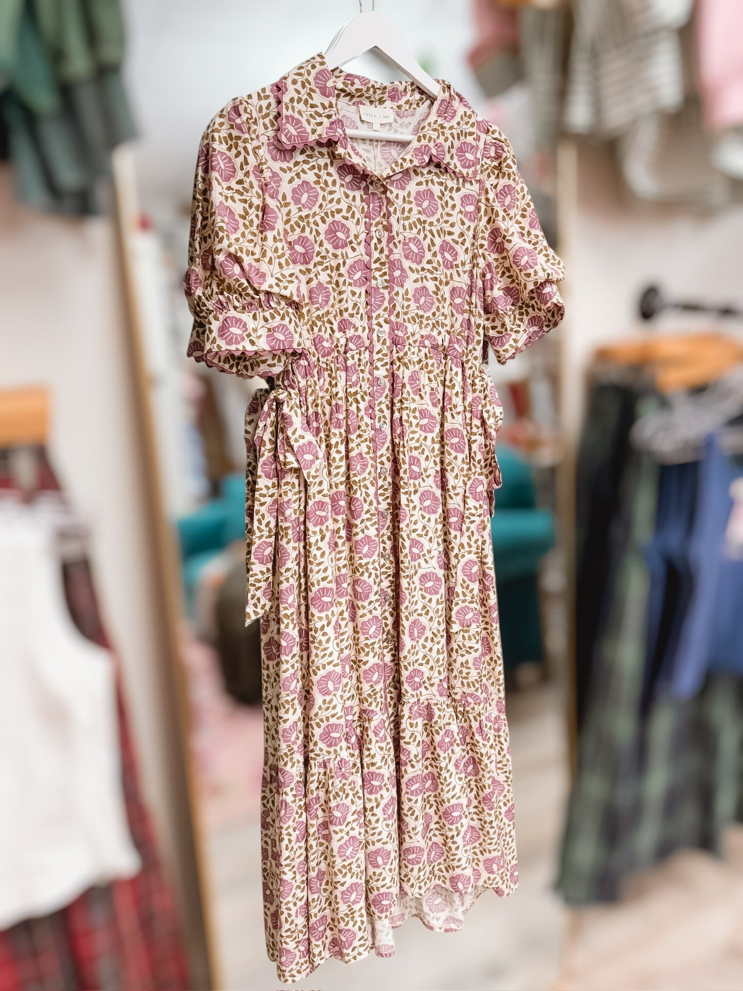 Harvest Blooms Purple Dress