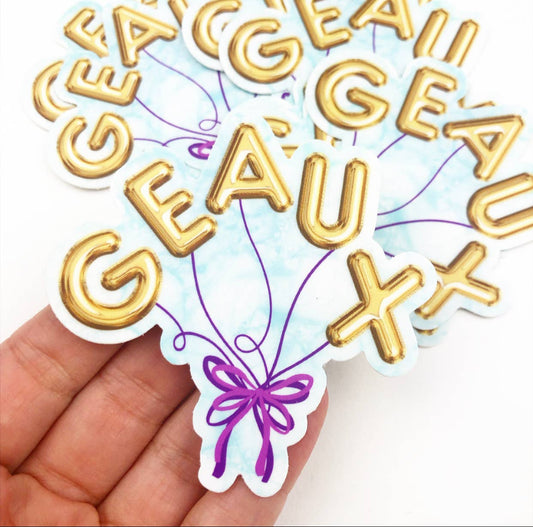 GAME DAY STICKER - GEAUX Balloons