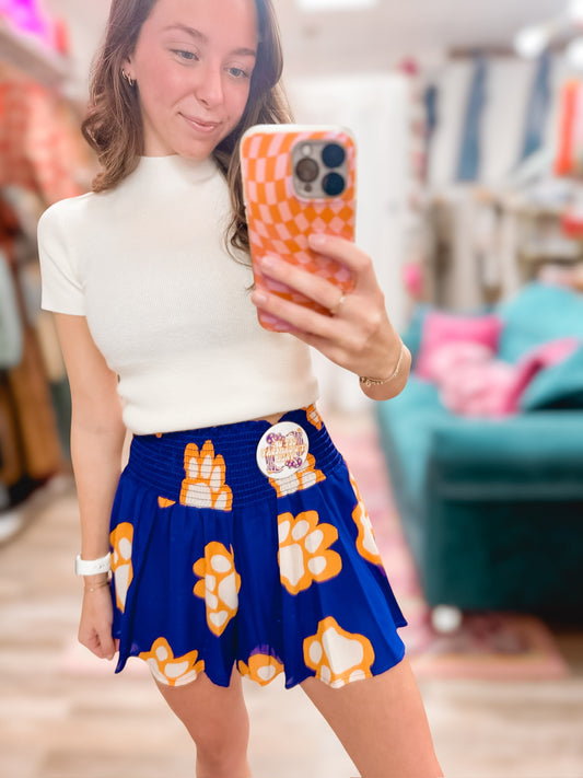 Bailee Tiger Paw Swing Short