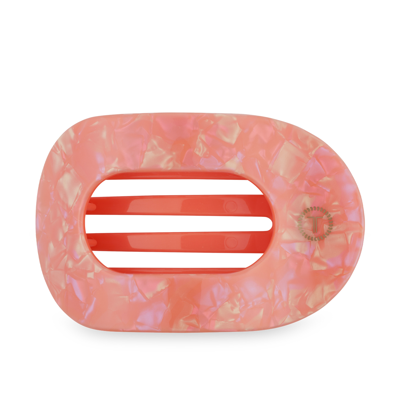 Flat Round Hair Clip | Large | Dreamsicle