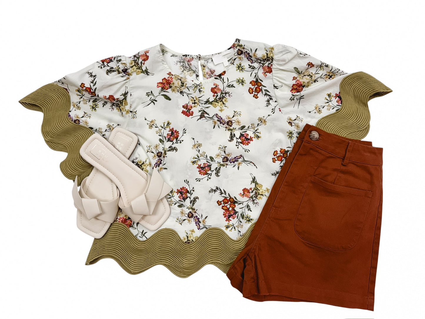 Chestnut High Waisted Shorts
