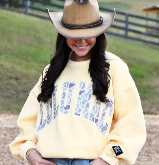 Butter Camo LuLu Mac Sweatshirt