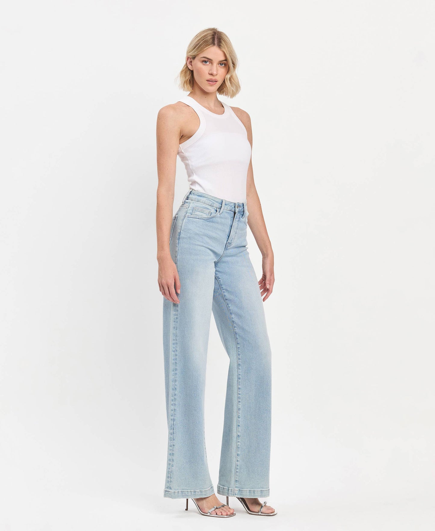 Optimistic HR Wide Leg Denim