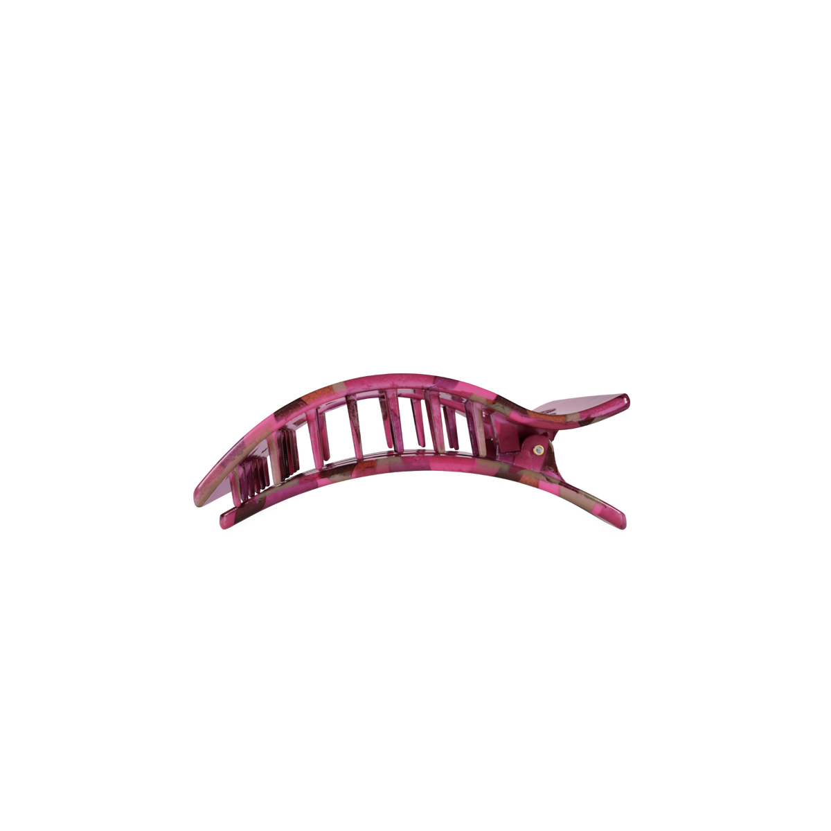 Garden Glam Small Flat Rectangle Hair Clip