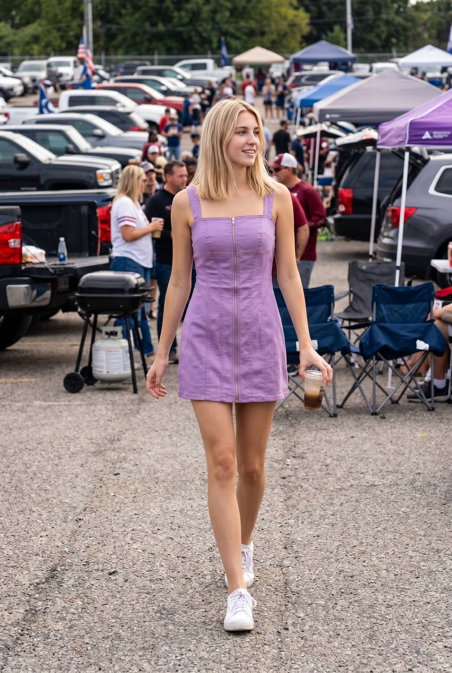 Royal Rally Purple Dress