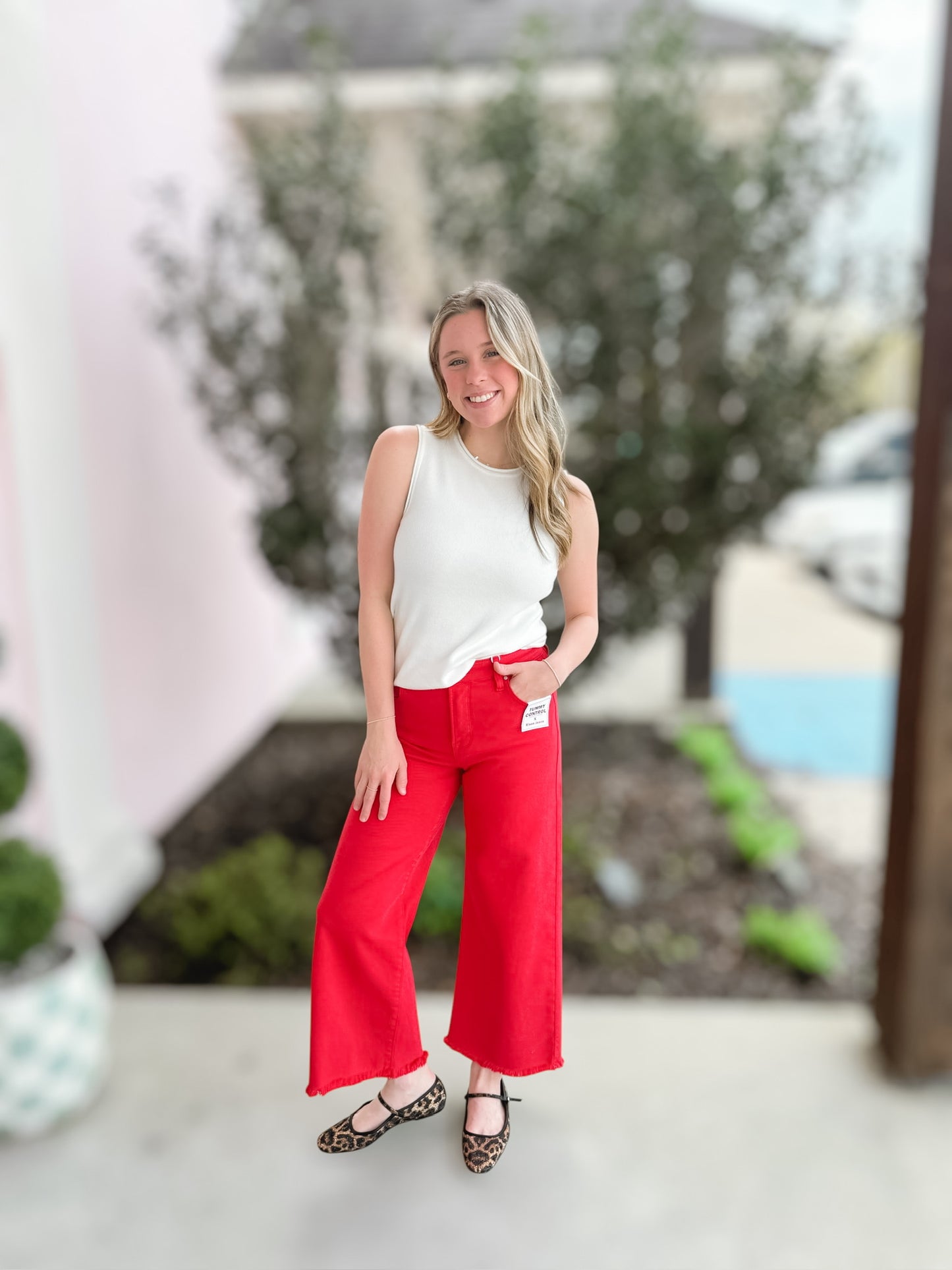 Roll With It White Sleeveless Sweater