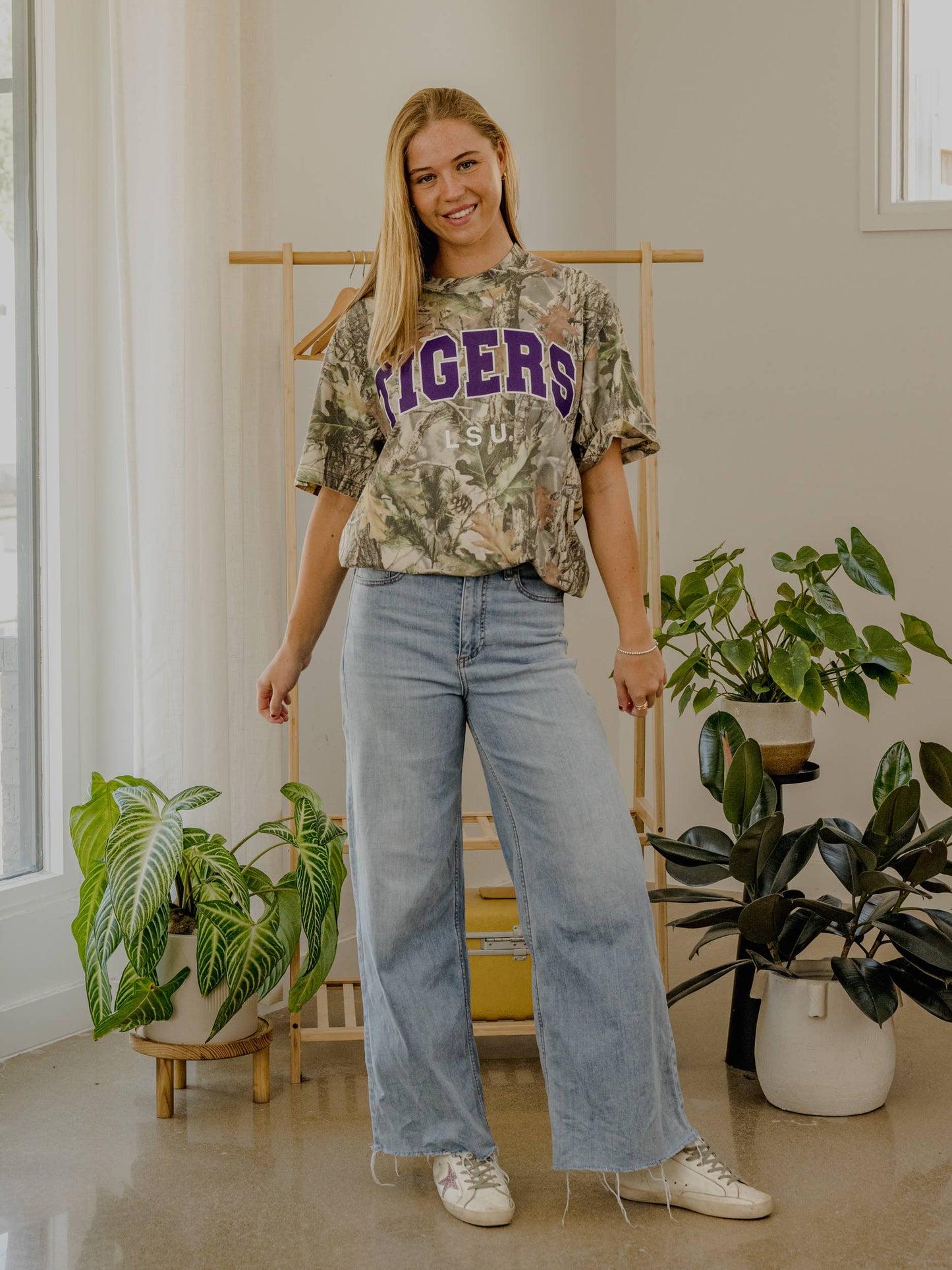 LSU Tigers Filled Gault Camo Tee