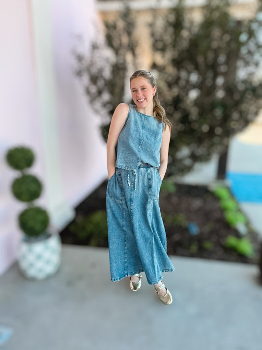 Everly Denim Skirt