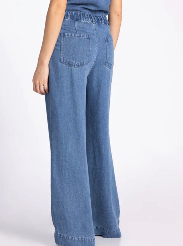Maelis Pants Denim Blue