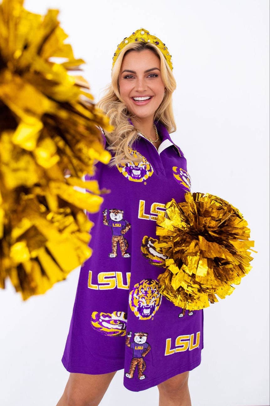 LSU Logo Patch Dress