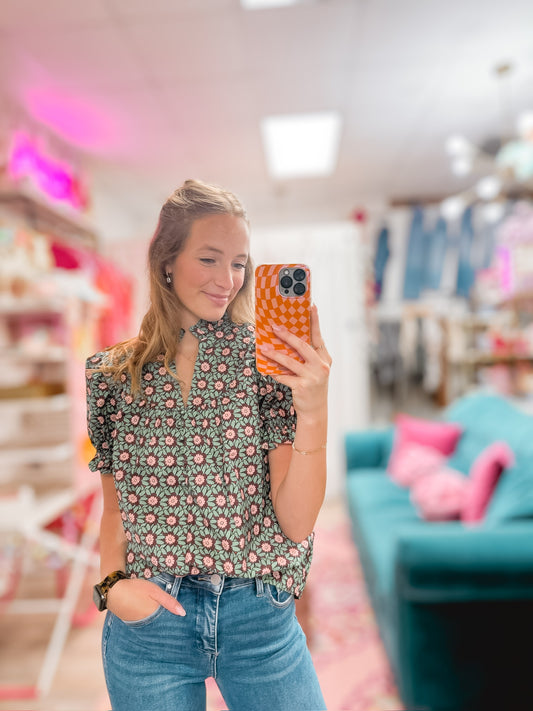 Rosy Whimsical Blouse