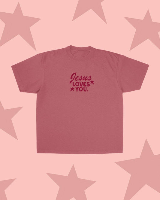 "Heavens Declare His Glory" Tee || Terracotta Rose