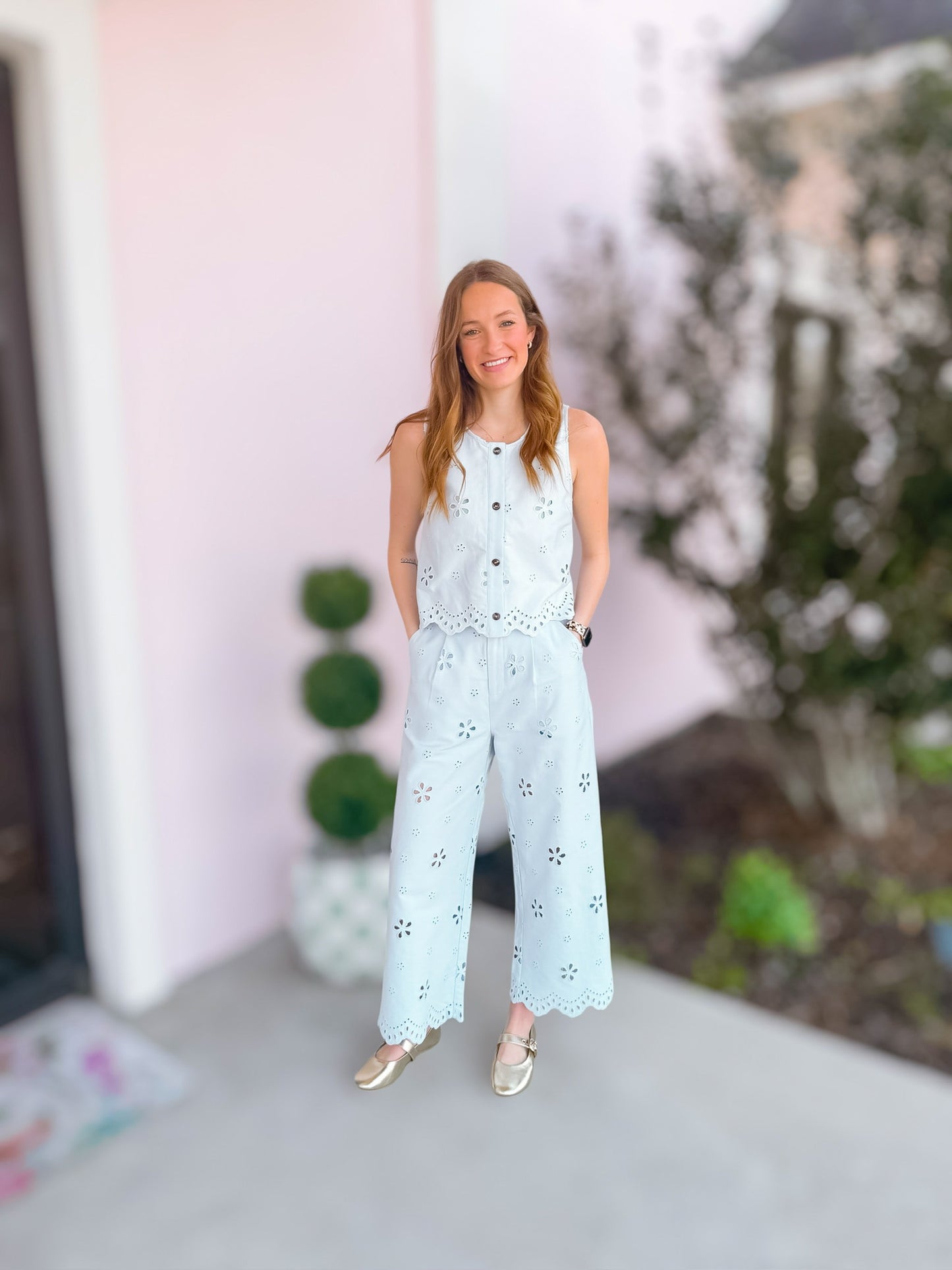 BlueJay Eyelet Pants