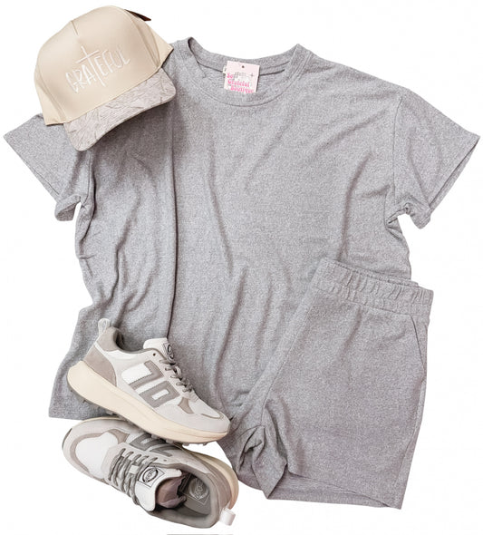 Ultra Softie Heather Grey Set