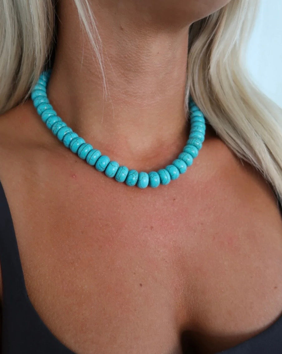 Turquoise Chunky Necklace