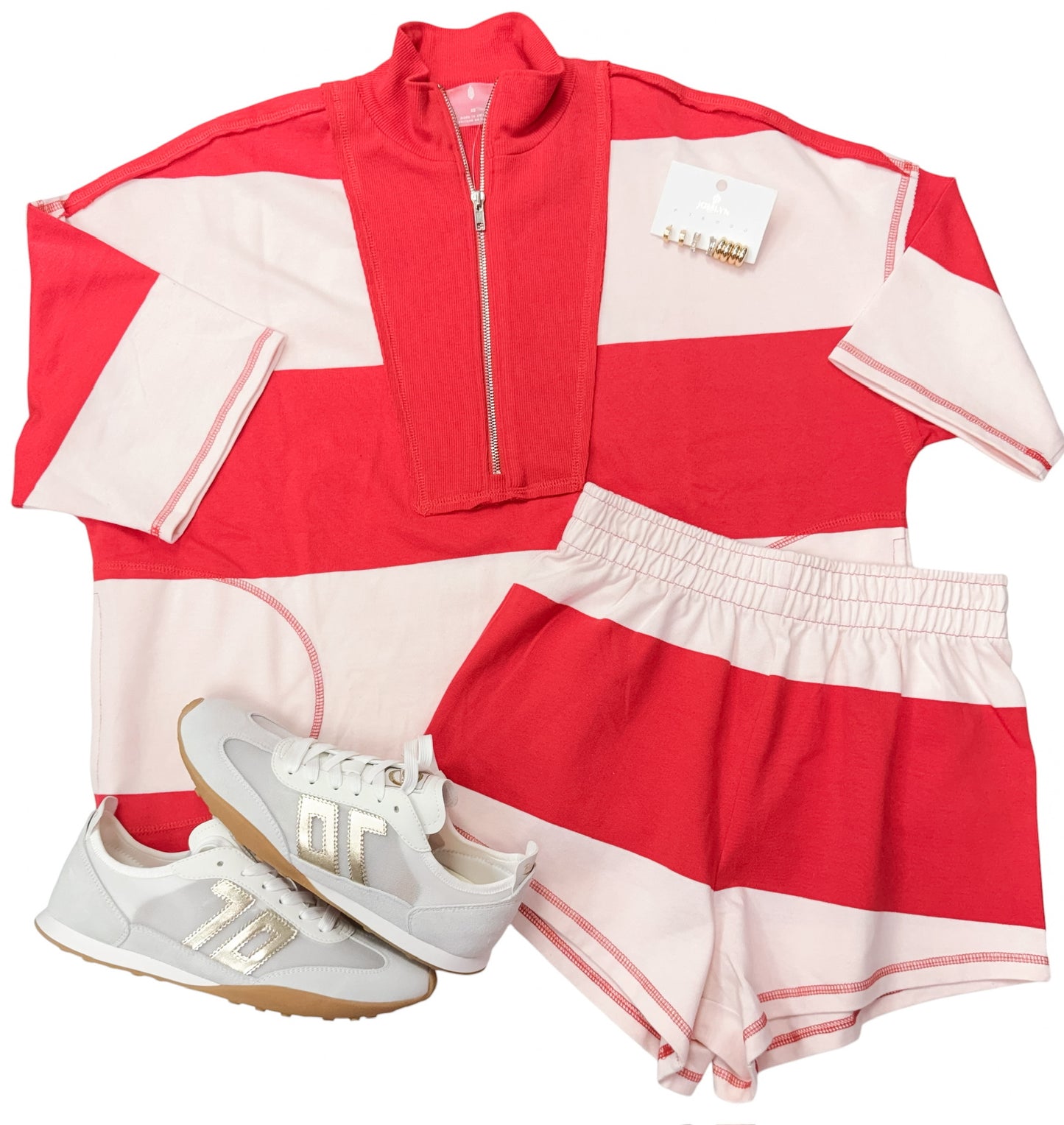 Retro Rugby Set Grapefruit Combo