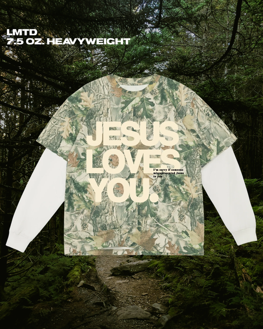 LMTD || Double Sleeve Ivory/Camo