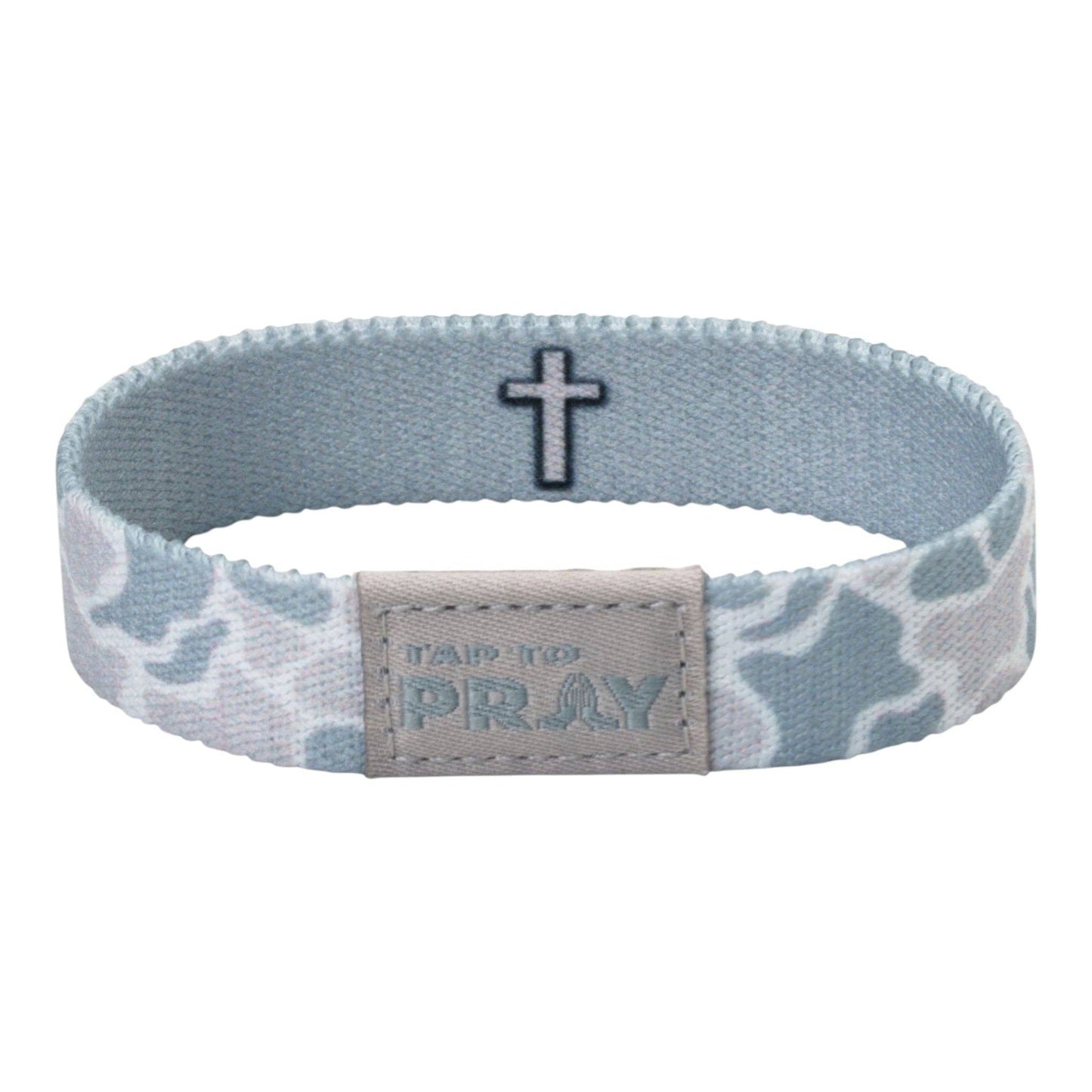 Tap To Pray® Wristband – River Rock Camo - Aspen
