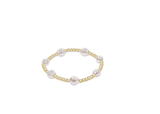 Extends Admire Pearl 3mm Gold Bracelet