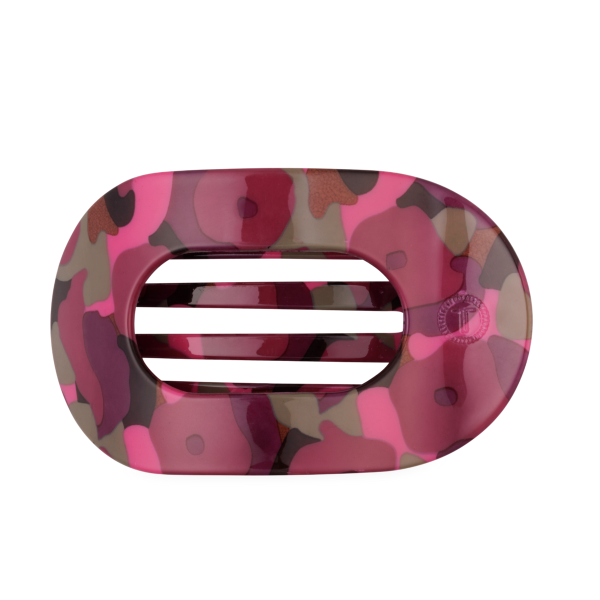 Garden Glam Large Flat Round Hair Clip