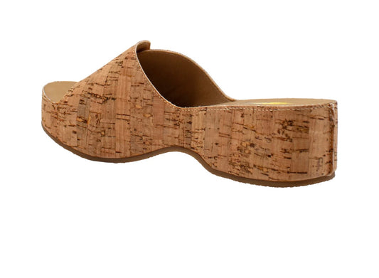 Bertha Faux Leather Sandal with Tortoise
